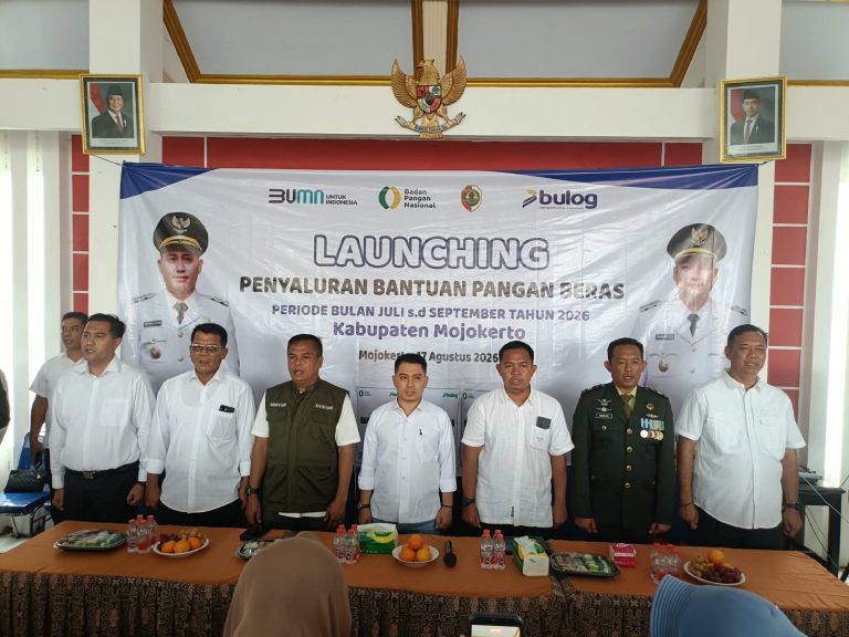 Bulog Mojokerto Mulai Salurkan 4.857 Ton Beras, 161.925 KPM Jadi Sasaran