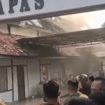 Kebakaran Melanda Area Belakang Lapas Ngawi, Blok Hunian WBP Tetap Aman
