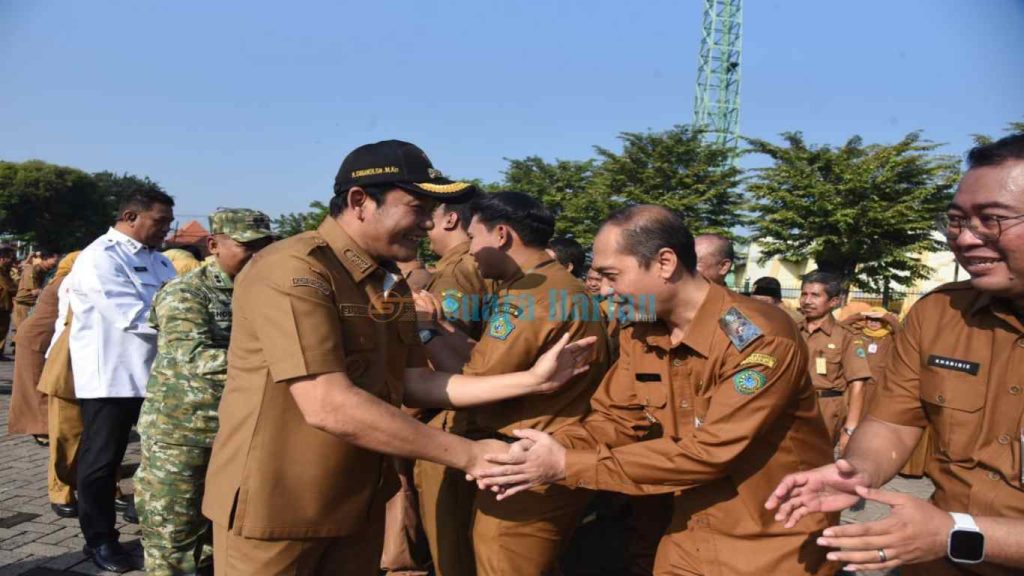 Perkuat Silaturahmi, ASN Diskominfo Sidoarjo Gelar Halal bi Halal Lesehan di GOR Sidoarjo