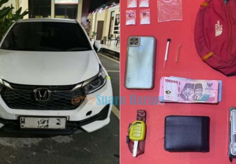 Sopir Muda Dibekuk Saat Bawa Sabu di Jalan Garuda, Polisi Sita 4 Klip dan Timbangan Digital
