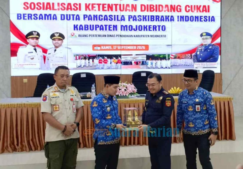 Gandeng 50 Duta Pancasila, Pemkab Mojokerto Perkuat Edukasi Cukai dan Perangi Rokok Ilegal