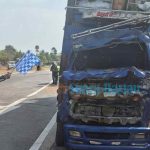 Truk Alpukat Hantam Truk Tangki di Tol Sumo, 1 Tewas