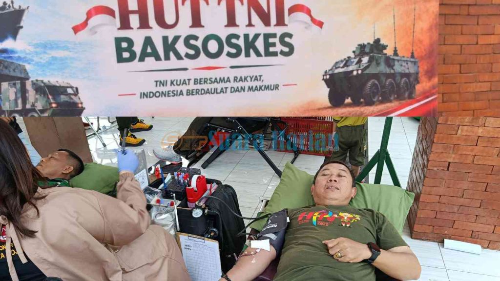 HUT ke-81 TNI, Ratusan Warga Mojokerto Manfaatkan Pengobatan Gratis di Alun-Alun