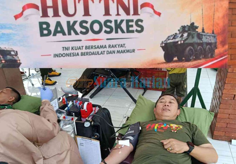 HUT ke-81 TNI, Ratusan Warga Mojokerto Manfaatkan Pengobatan Gratis di Alun-Alun