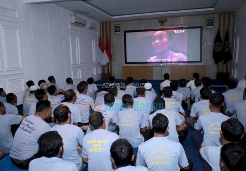 Lapas Mojokerto Ajak Warga Binaan Kenali Sejarah Bangsa Lewat Film G30S/PKI