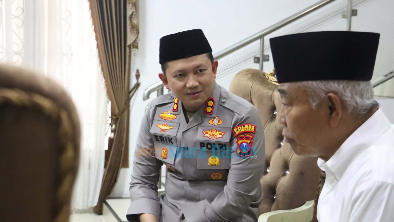 Kapolres Mojokerto Sambangi KH Asep Saifuddin Chalim, Perkuat Sinergi Jaga Kamtibmas