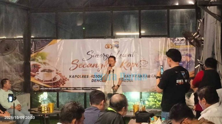 Kapolres Mojokerto Gandeng PWI, Perkuat Kolaborasi Jaga Kamtibmas dan Tangkal Hoaks