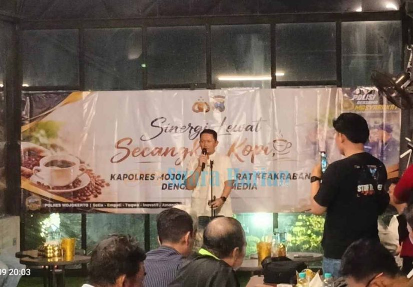 Kapolres Mojokerto Gandeng PWI, Perkuat Kolaborasi Jaga Kamtibmas dan Tangkal Hoaks