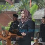 Ning Ita Pimpin Upacara HUT ke-81 Jatim, Tekankan Pembangunan Berkelanjutan