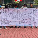 FORMAHSEL Jakarta Demo di KPK, Soroti Dugaan Penyimpangan Tiga Proyek Jalan Rp57 Miliar di Halmahera Selatan