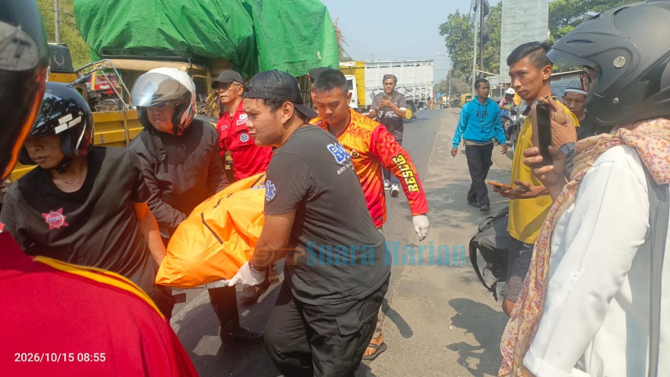 Kecelakaan Beruntun di Mojosari, Pengendara Scoopy Tewas di Lokasi