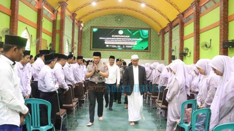 Kapolres Mojokerto Gandeng Pesantren Cegah Narkoba dan Kekerasan di Kalangan Santri