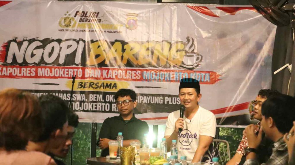 Kapolres Mojokerto dan Mojokerto Kota Rangkul Mahasiswa, Siap Buka Ruang Kritik