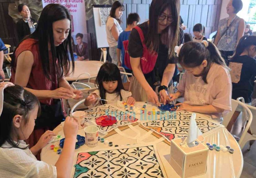 Tanamkan Cinta Budaya Sejak Dini, Ascott Waterplace Surabaya Gelar Workshop Batik