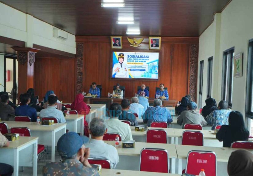 Lindungi Konsumen, Pemkot Mojokerto Dorong Depot Air Urus SLHS