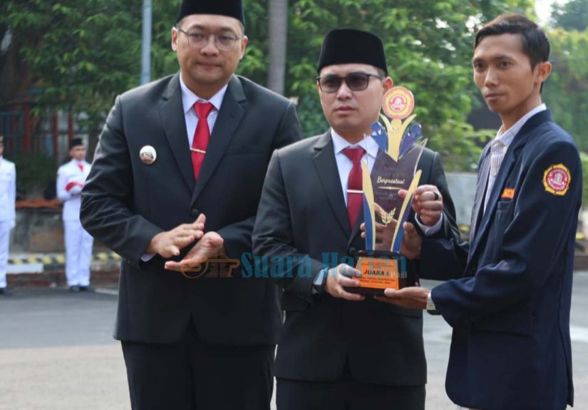 Pimpin Upacara Sumpah Pemuda, Bupati Mojokerto Apresiasi Pemuda Berprestasi